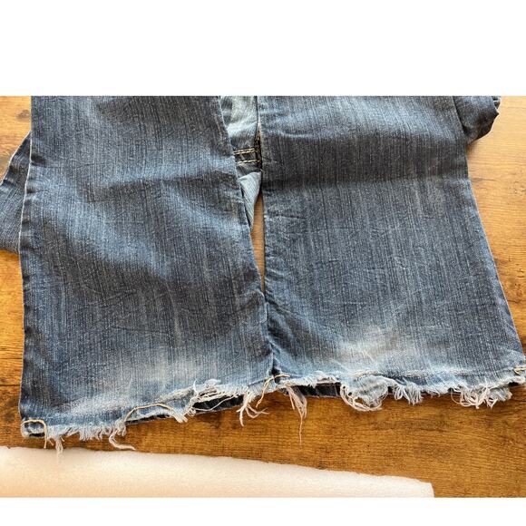 Hydraulic Womens 15/16 Bailey Slim Boot Distressed Blue Jeans Rodeo - Picture 8 of 10